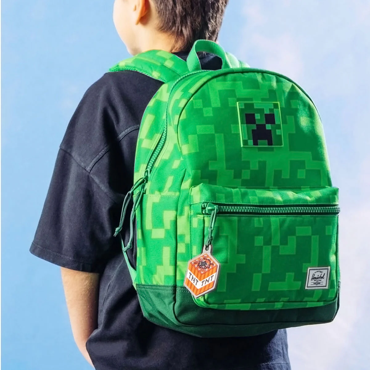 Herschel Supply x Minecraft Kids Heritage Backpack - Creeper - Image 4