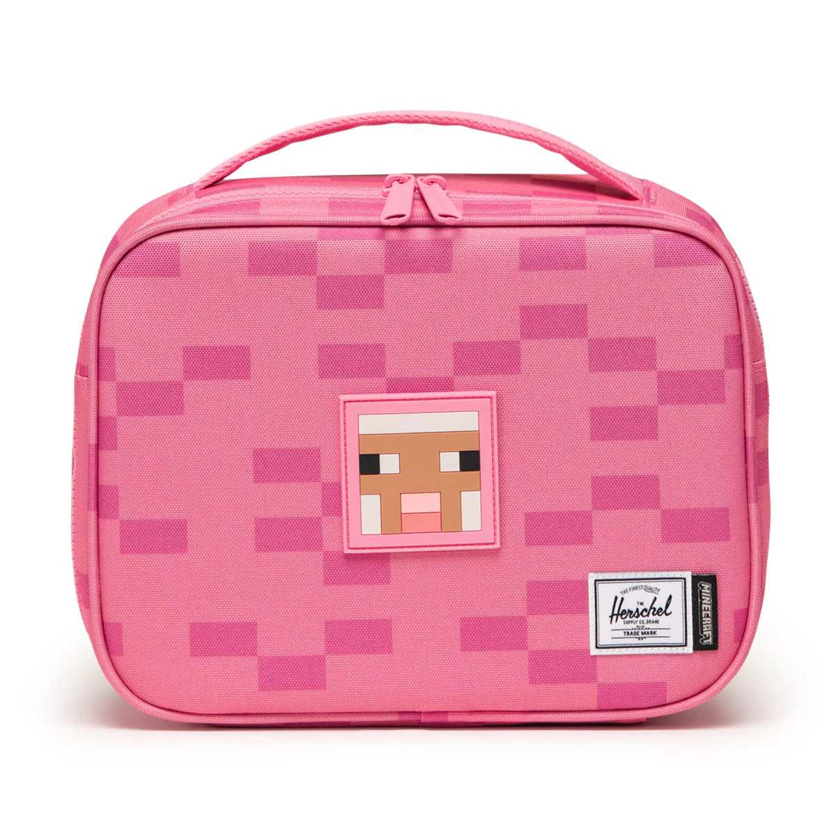 Herschel Supply x Minecraft Little Pop Quiz Lunch Box - Pink Sheep