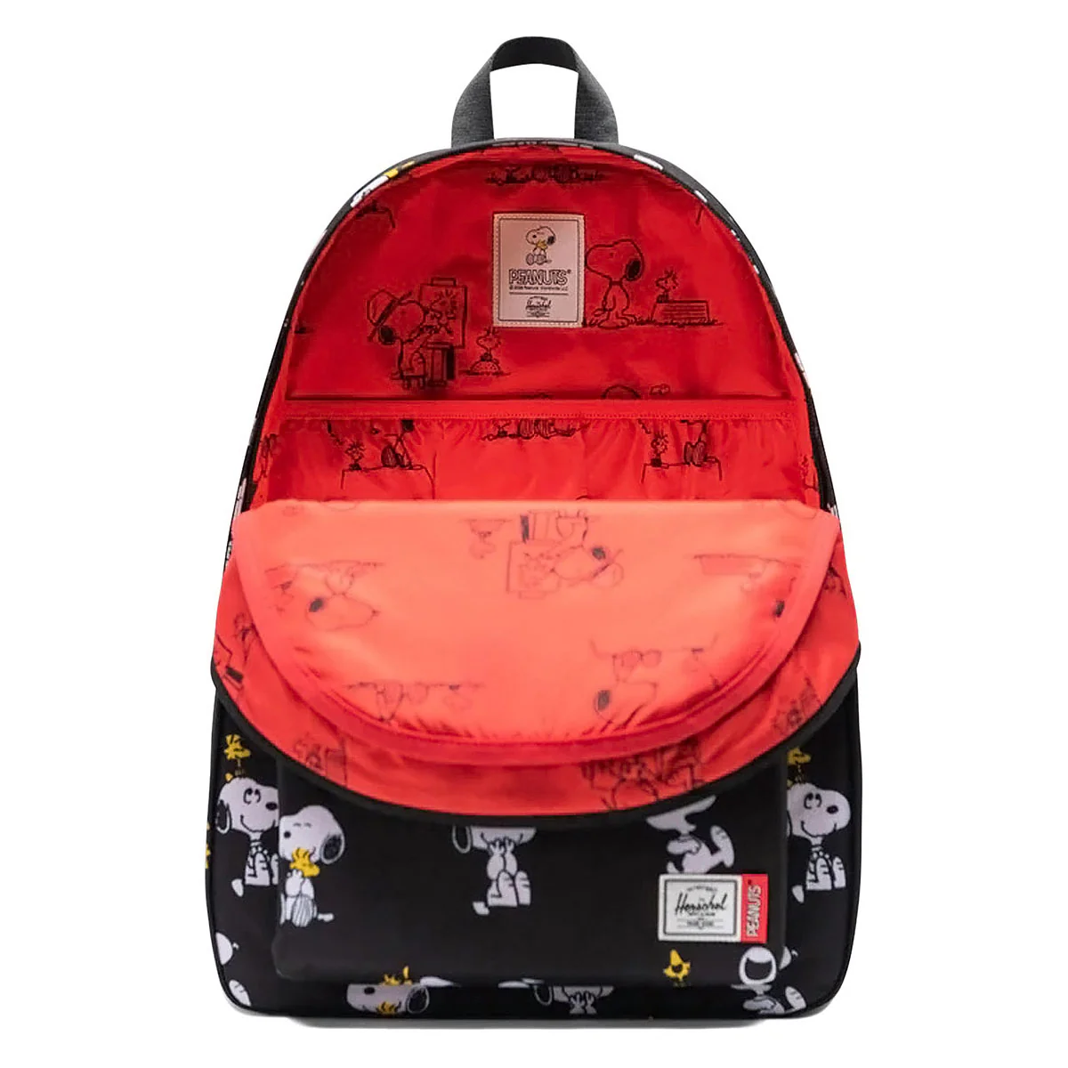 Herschel Supply x Peanuts Classic Backpack - Snoopy And Woodstock Black - Image 3