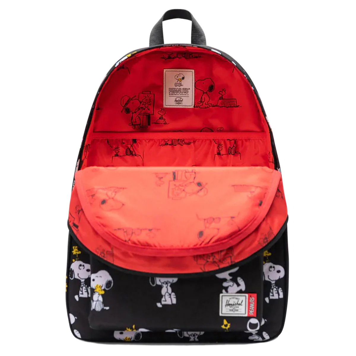 Herschel Supply x Peanuts Classic XL Backpack - Snoopy And Woodstock Black - Image 3