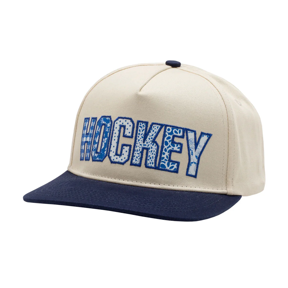 Hockey Ethel Hat - Blue/Tan