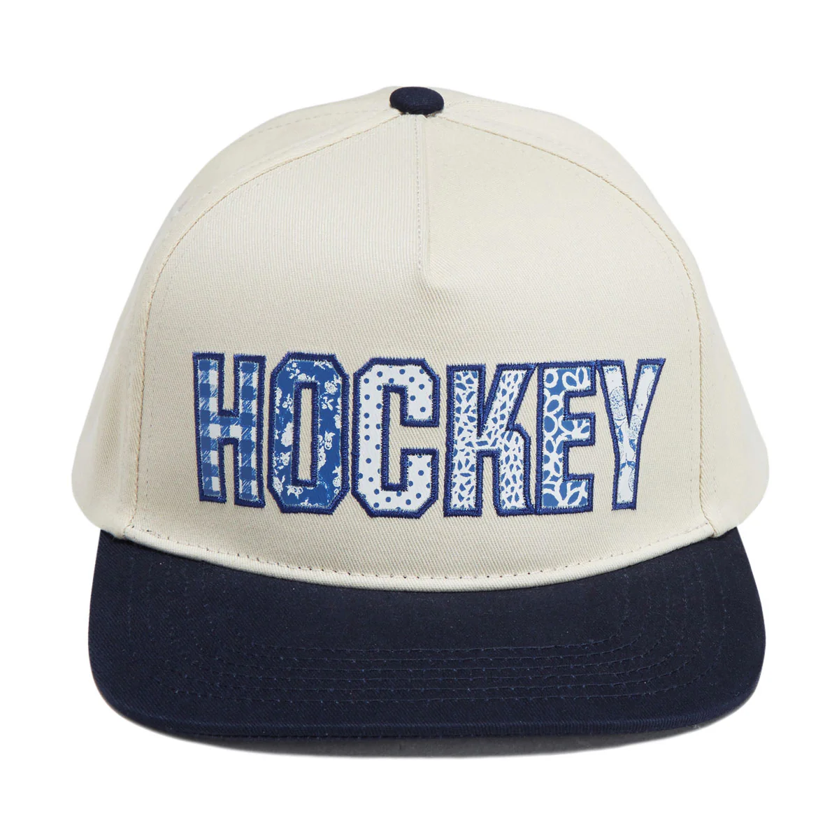Hockey Ethel Hat - Blue/Tan - Image 2