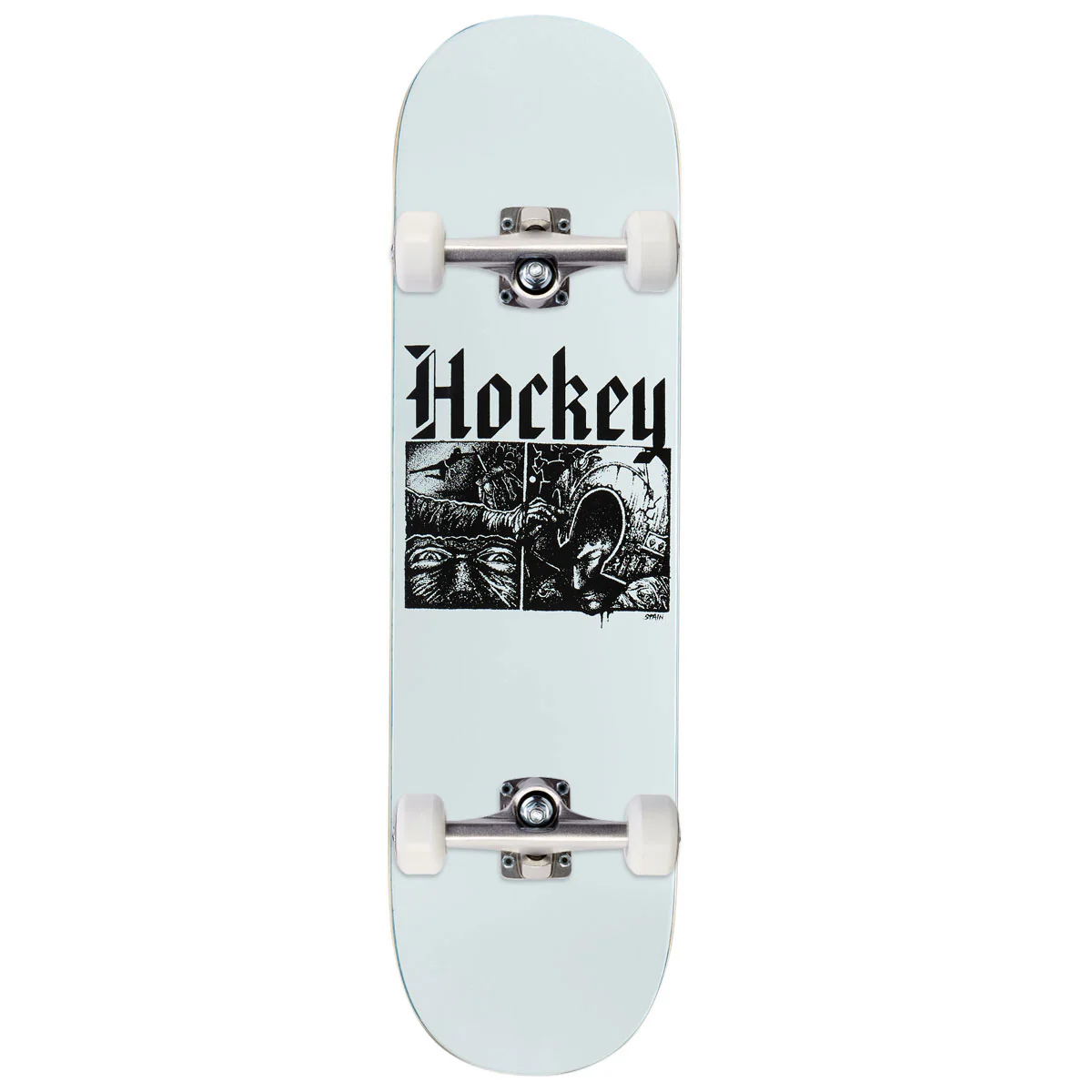 Hockey Middle Earth Nik Stain Shape 1 Skateboard Complete - 8.25"