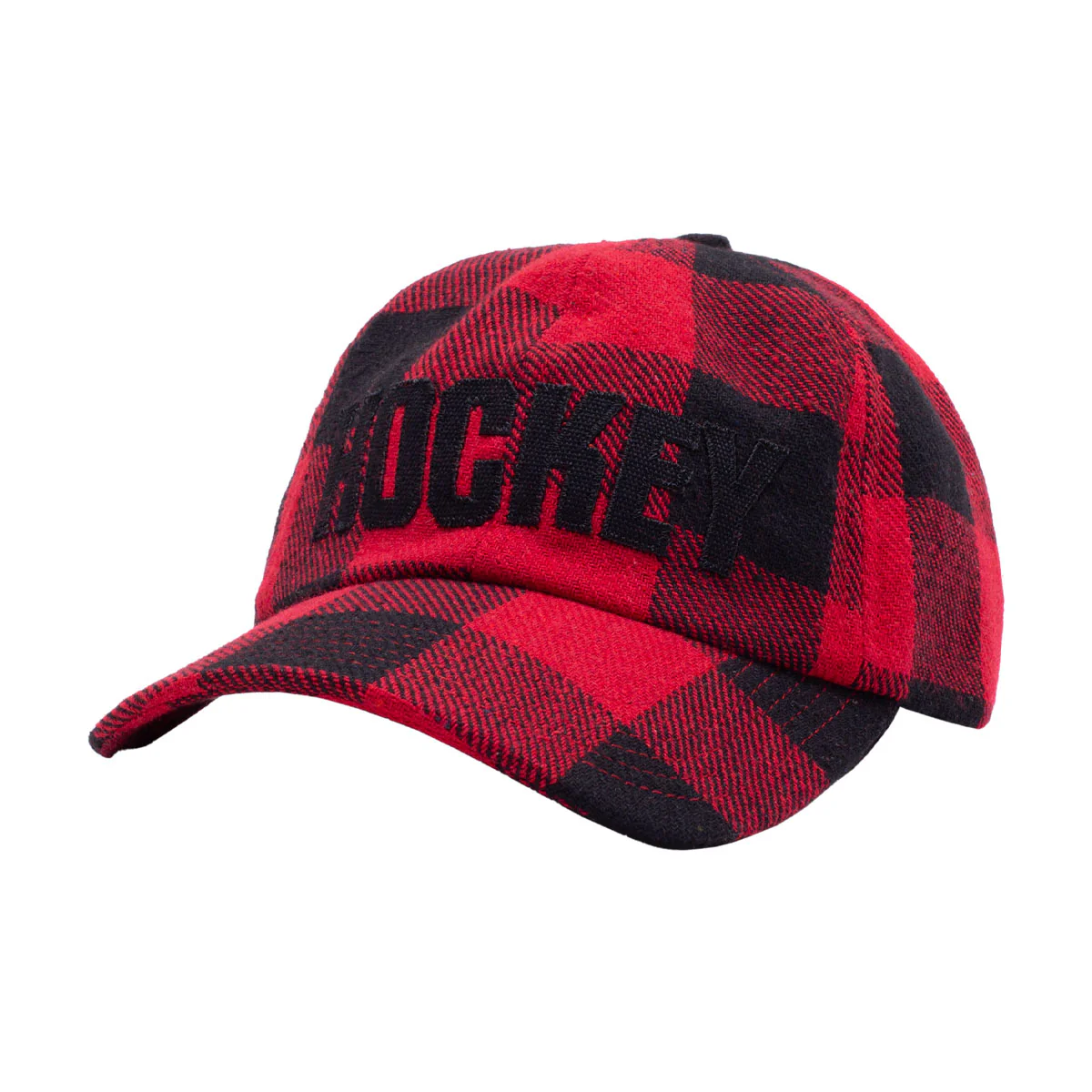 Hockey Plaid Hat - Red