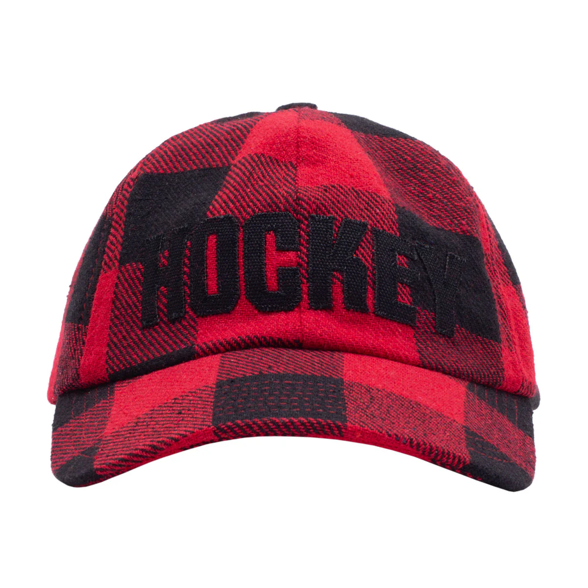 Hockey Plaid Hat - Red - Image 2