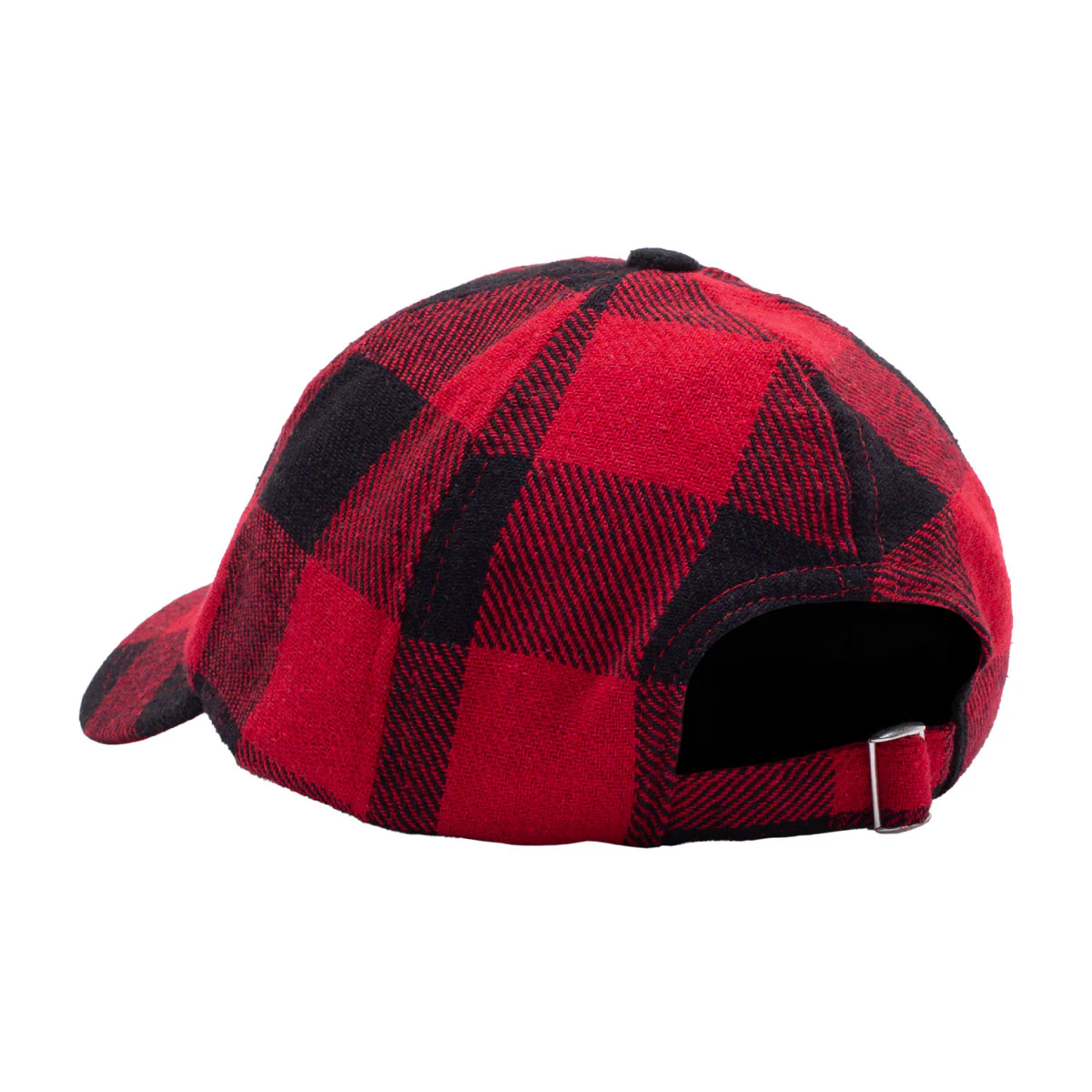 Hockey Plaid Hat - Red - Image 5