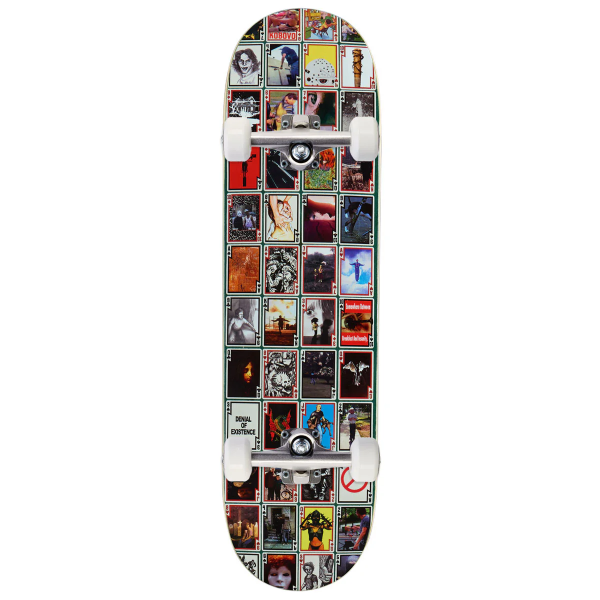 Hockey Playing Cards Shape 2 Team Skateboard Complete - 8.38"