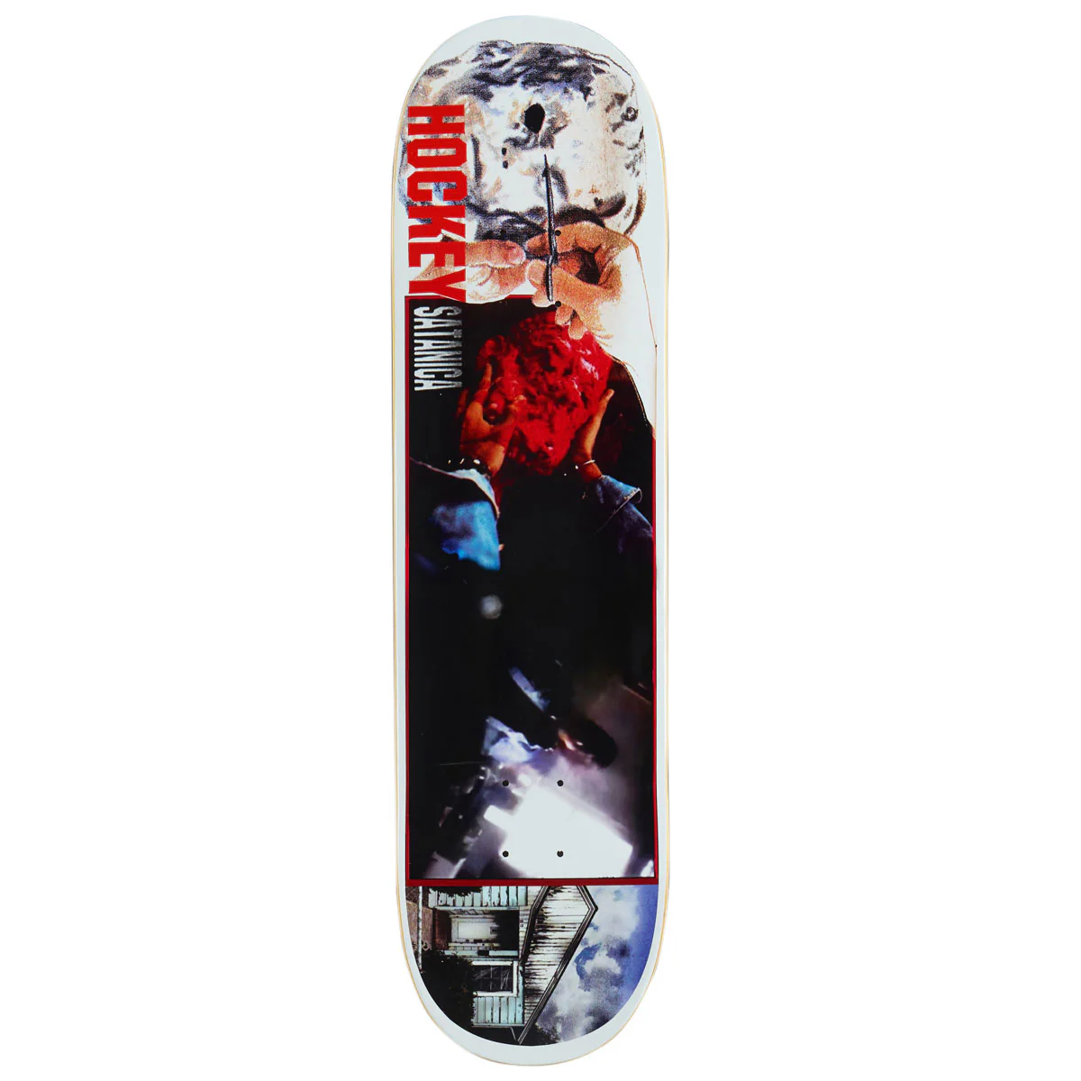 Hockey Satanica Andrew Allen Shape 1 Skateboard Deck - 8.50"