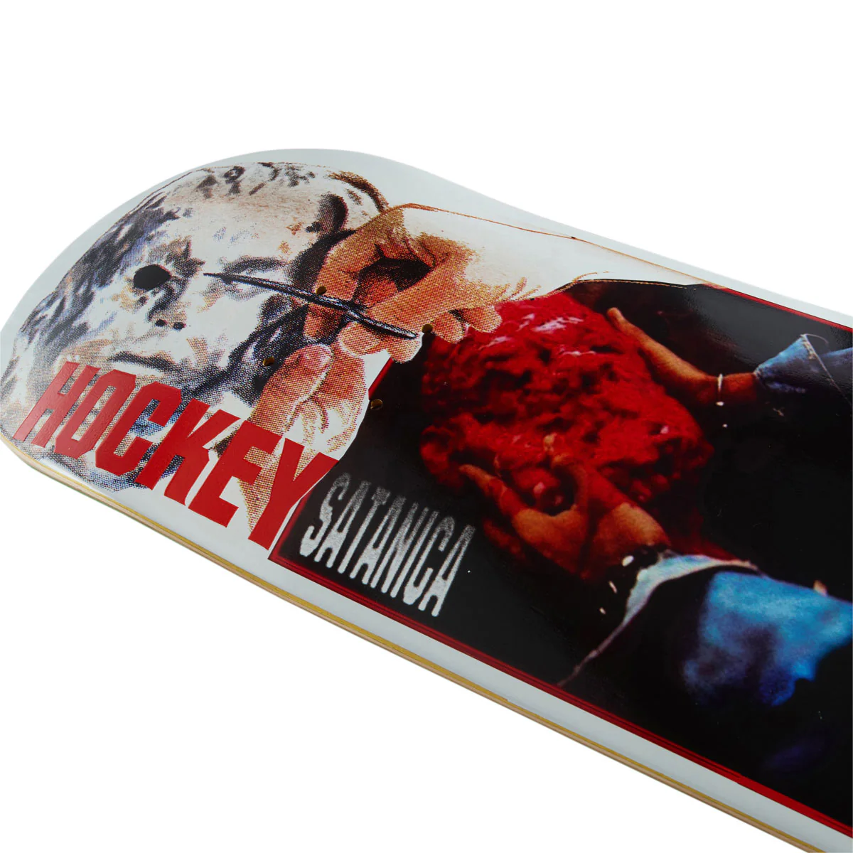 Hockey Satanica Andrew Allen Shape 1 Skateboard Deck - 8.50" - Image 3