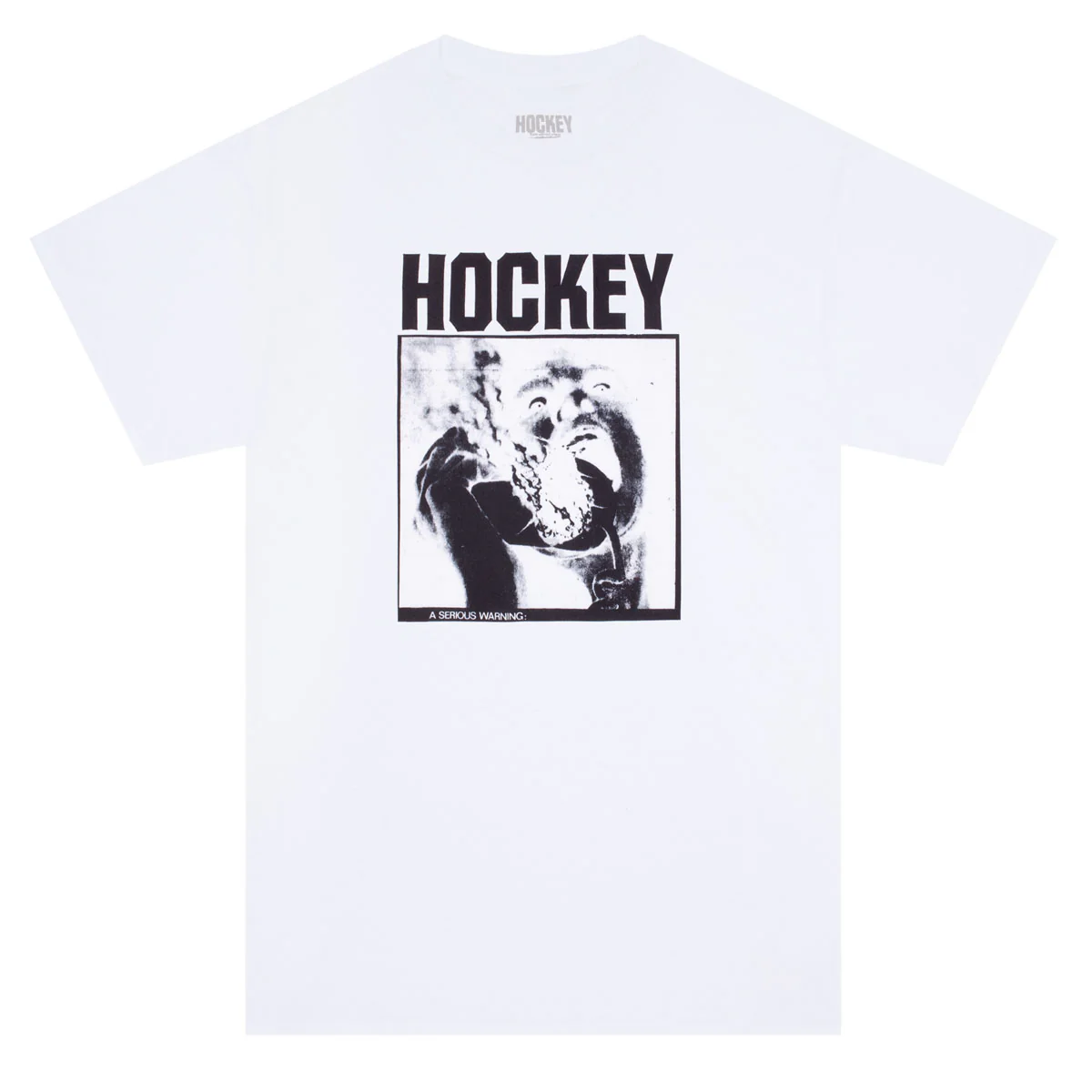 Hockey Serious Warning T-Shirt - White