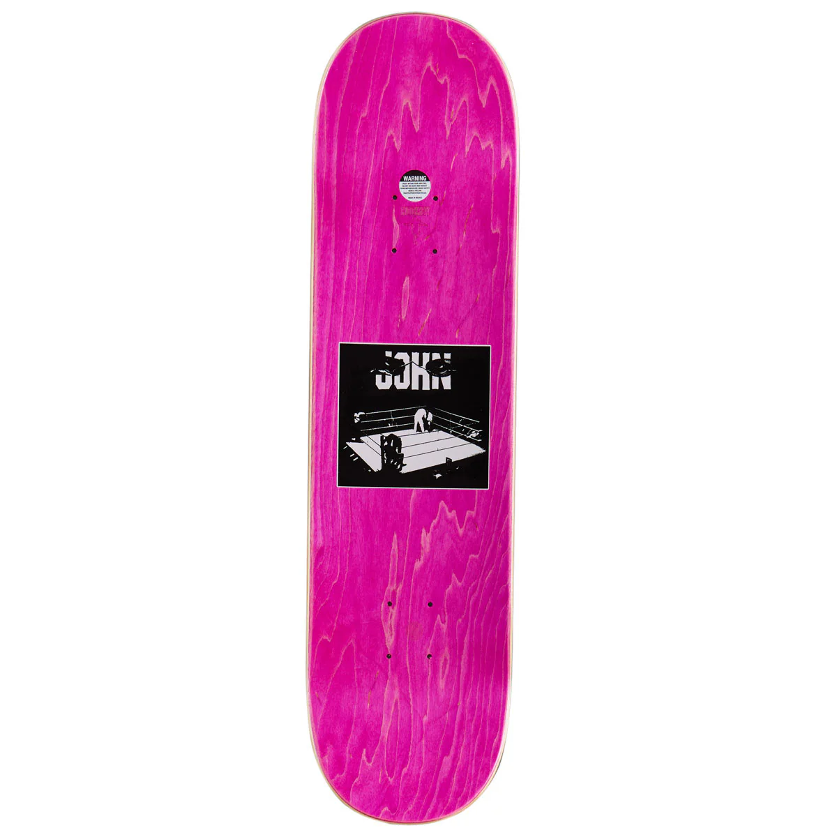 Hockey Shadowbox John Fitzgerald Shape 1 Skateboard Deck - 8.25" - Image 2