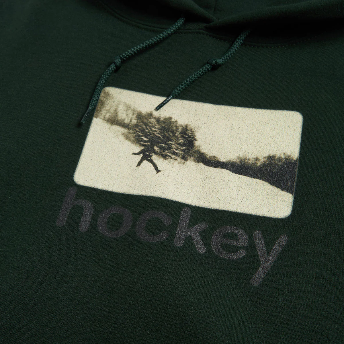 Hockey Take Off Hoodie - Forest Green - Image 2