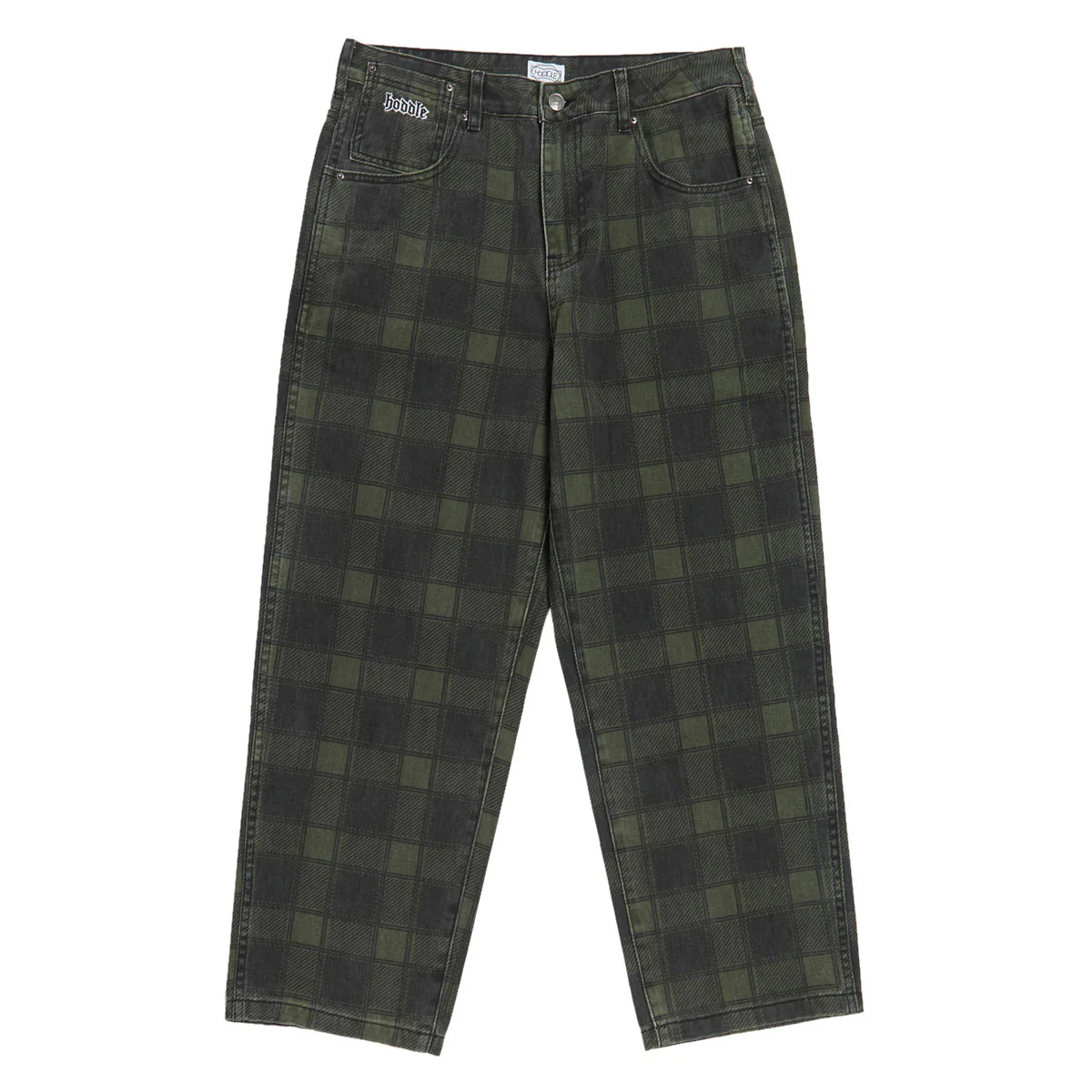 Hoddle Ranger Jeans - Green Plaid