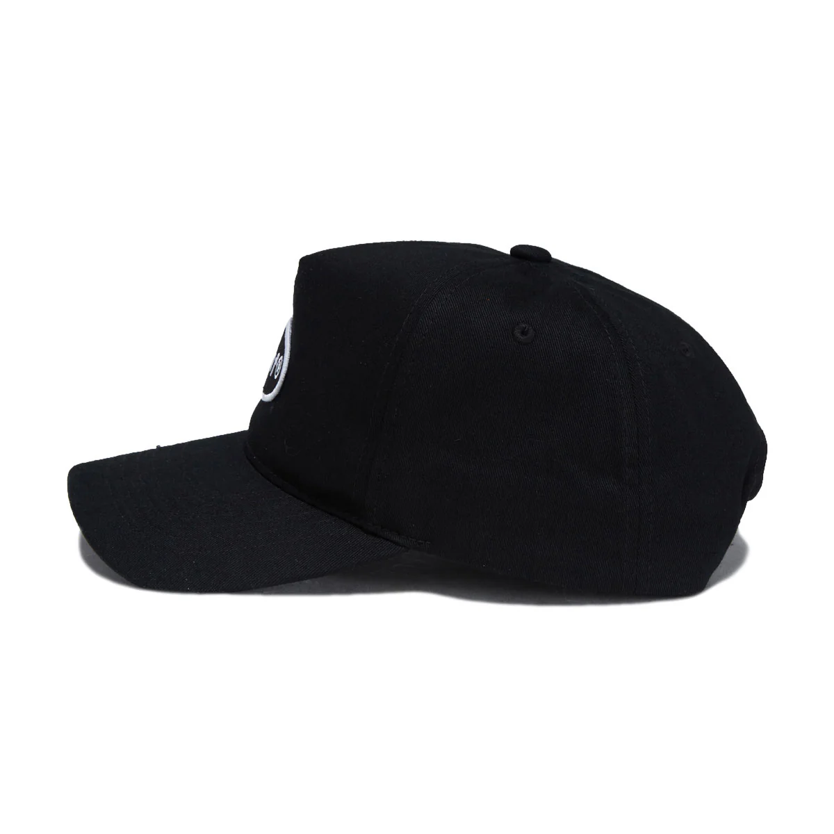 HUF 89 Oval 5 Panel Hat - Black - Image 3