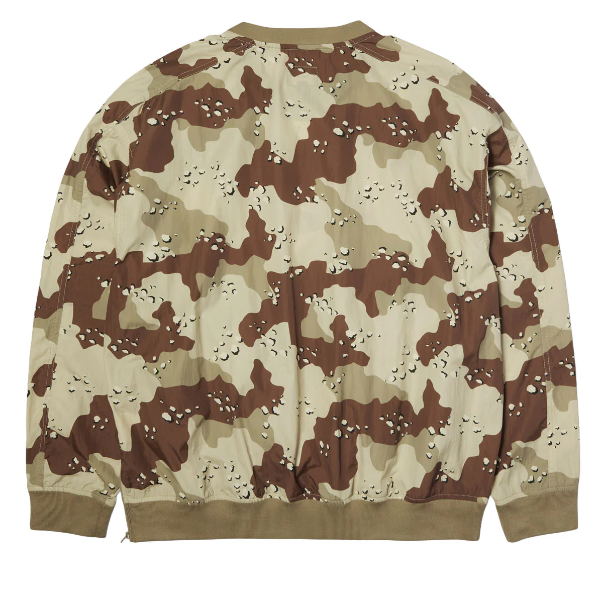 HUF 89 Pullover Camo Long Sleeve Wind Shirt - Brown - Image 2
