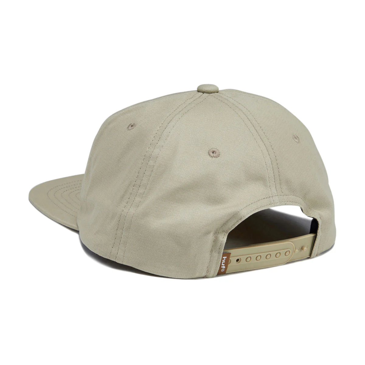 HUF Box Logo Snapback Hat - Tan/Brown - Image 5