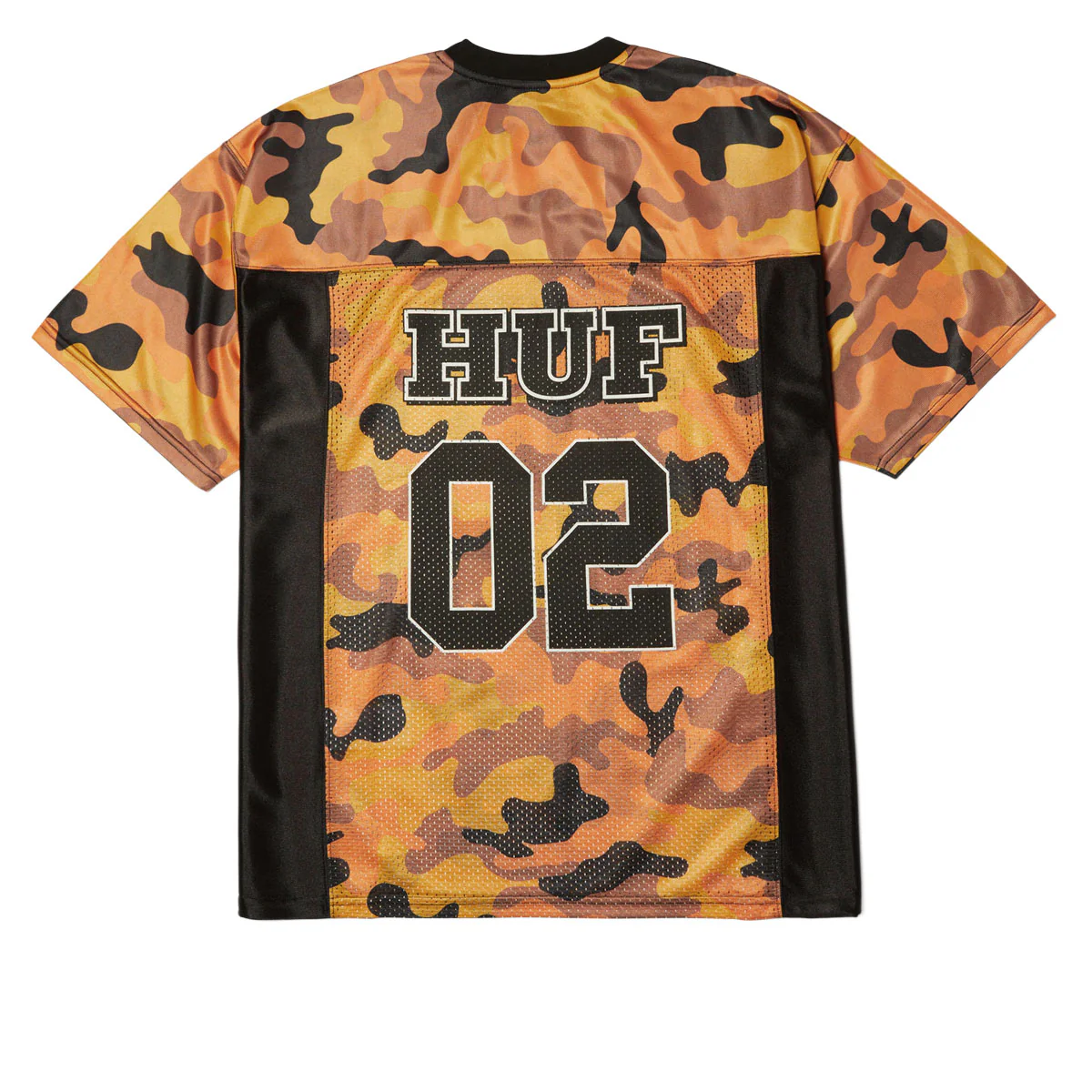 HUF Camo Football Jersey - Lava - Image 2