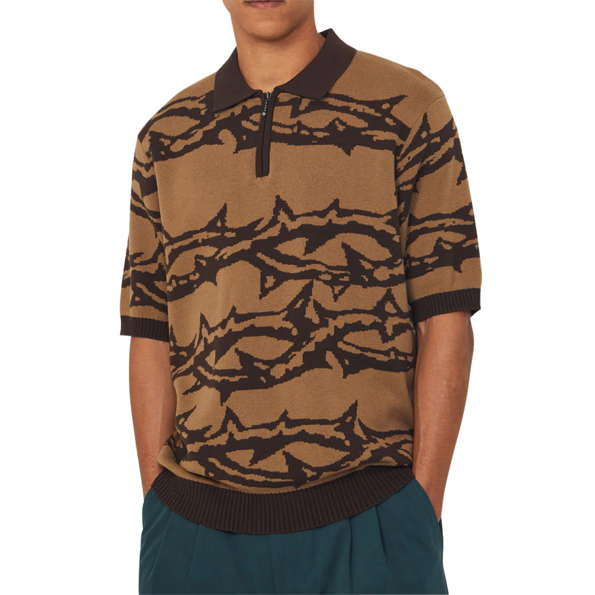 HUF Fantasies Knit Shirt - Brown