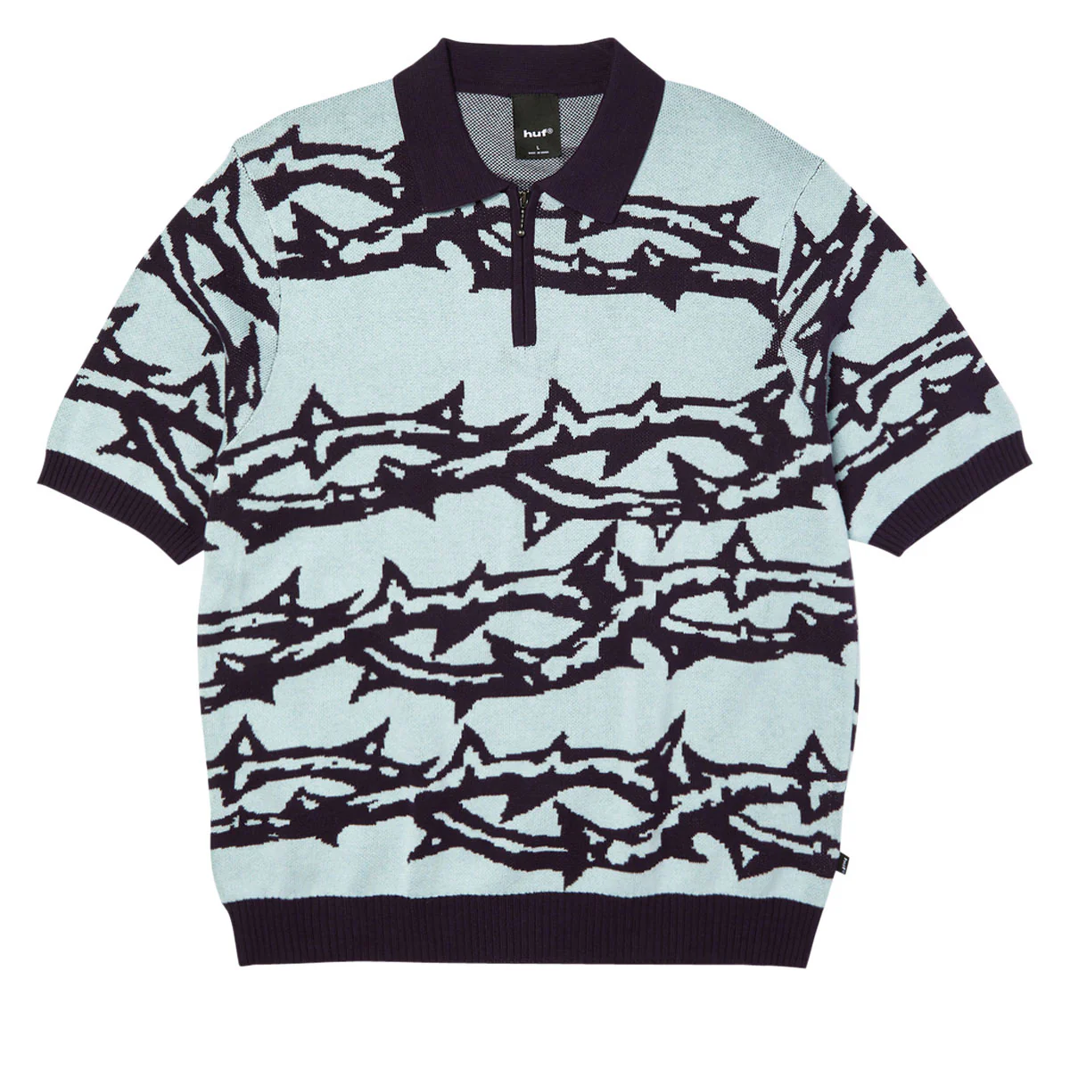 HUF Fantasies Knit Shirt - Light Blue