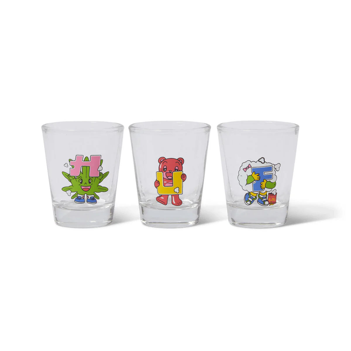 HUF Kawaii Buddies Shot Glass Set - Multi