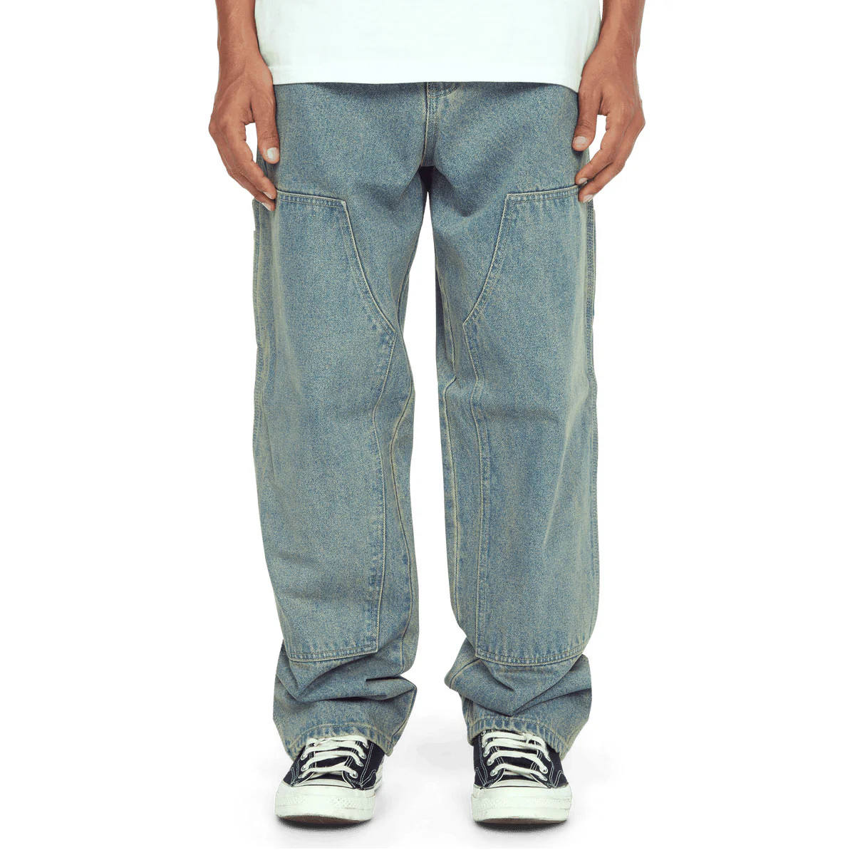 HUF Kinda Loose Double Knees Jeans - Indigo Earth
