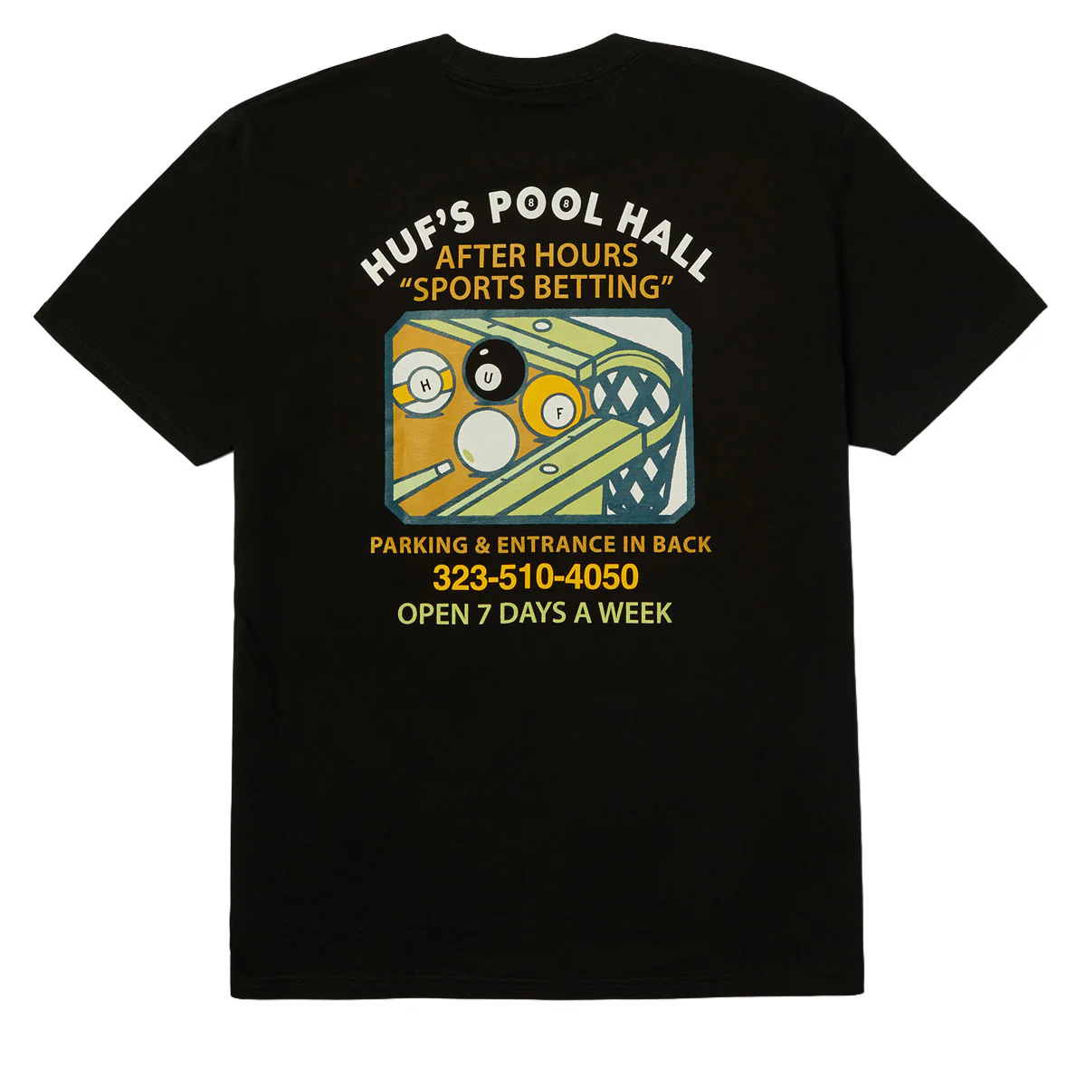 HUF Rack Em Up T-Shirt - Black