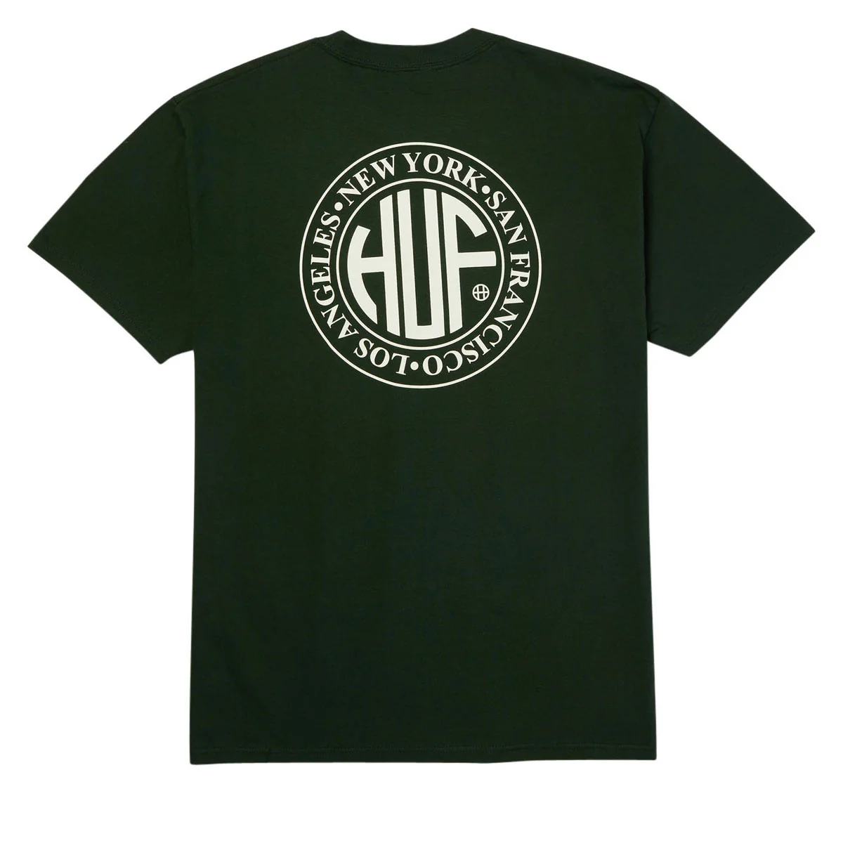 HUF Regional T-Shirt - Forest Green/White