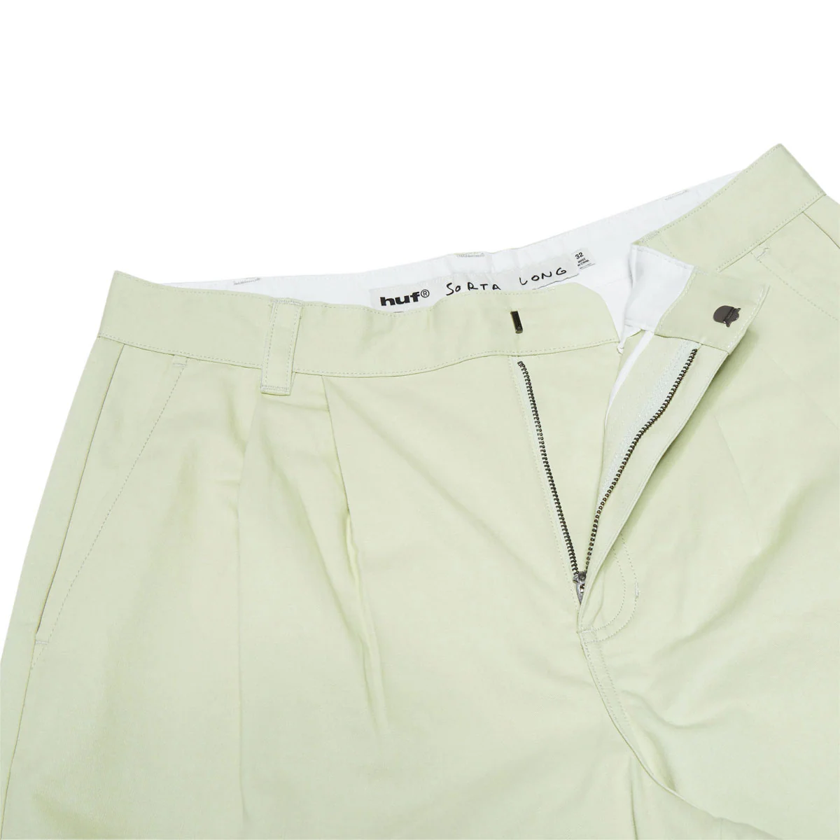 HUF Sorta Long Chino Shorts - Seafoam - Image 5