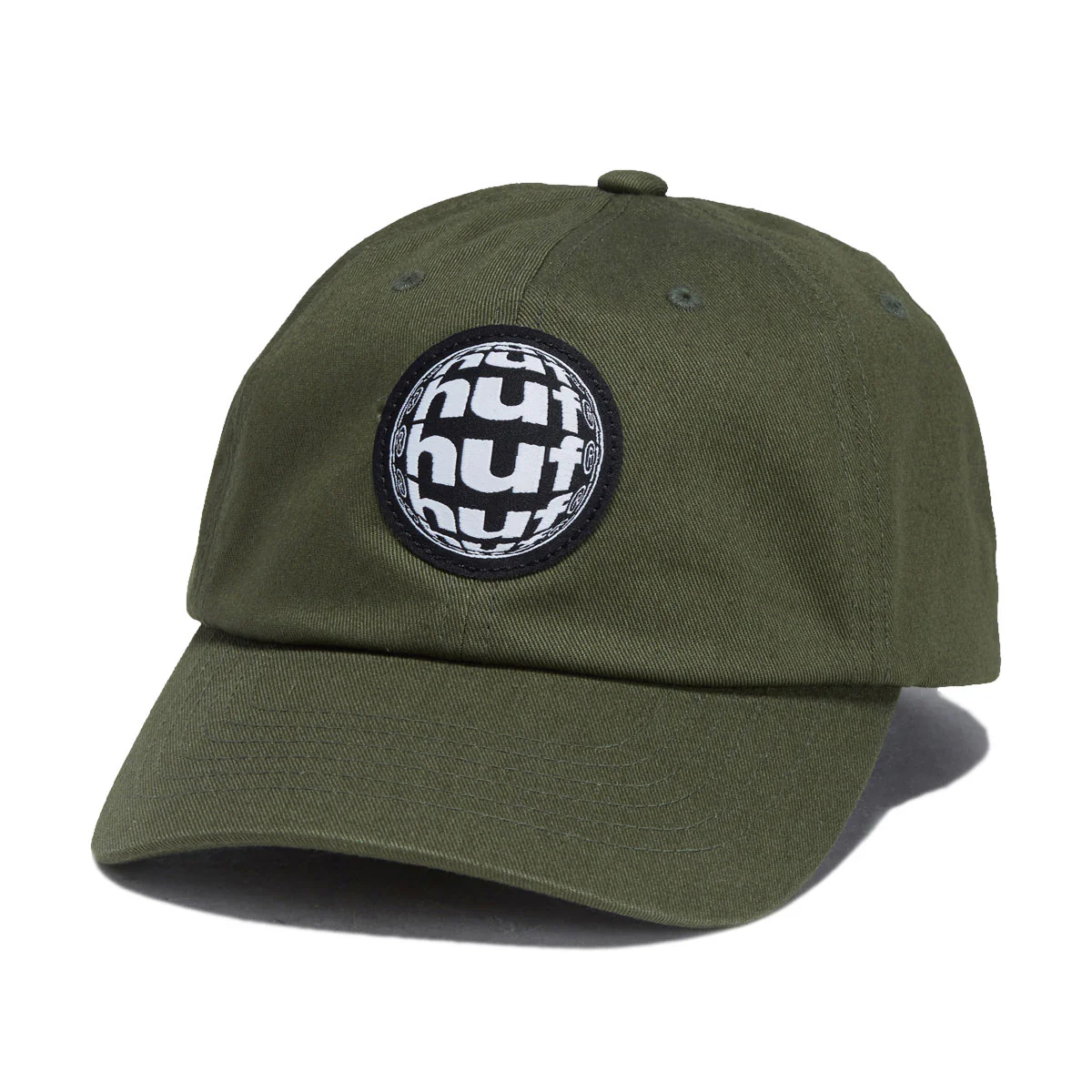 HUF Wide Angle 6 Panel CV Hat - Olive