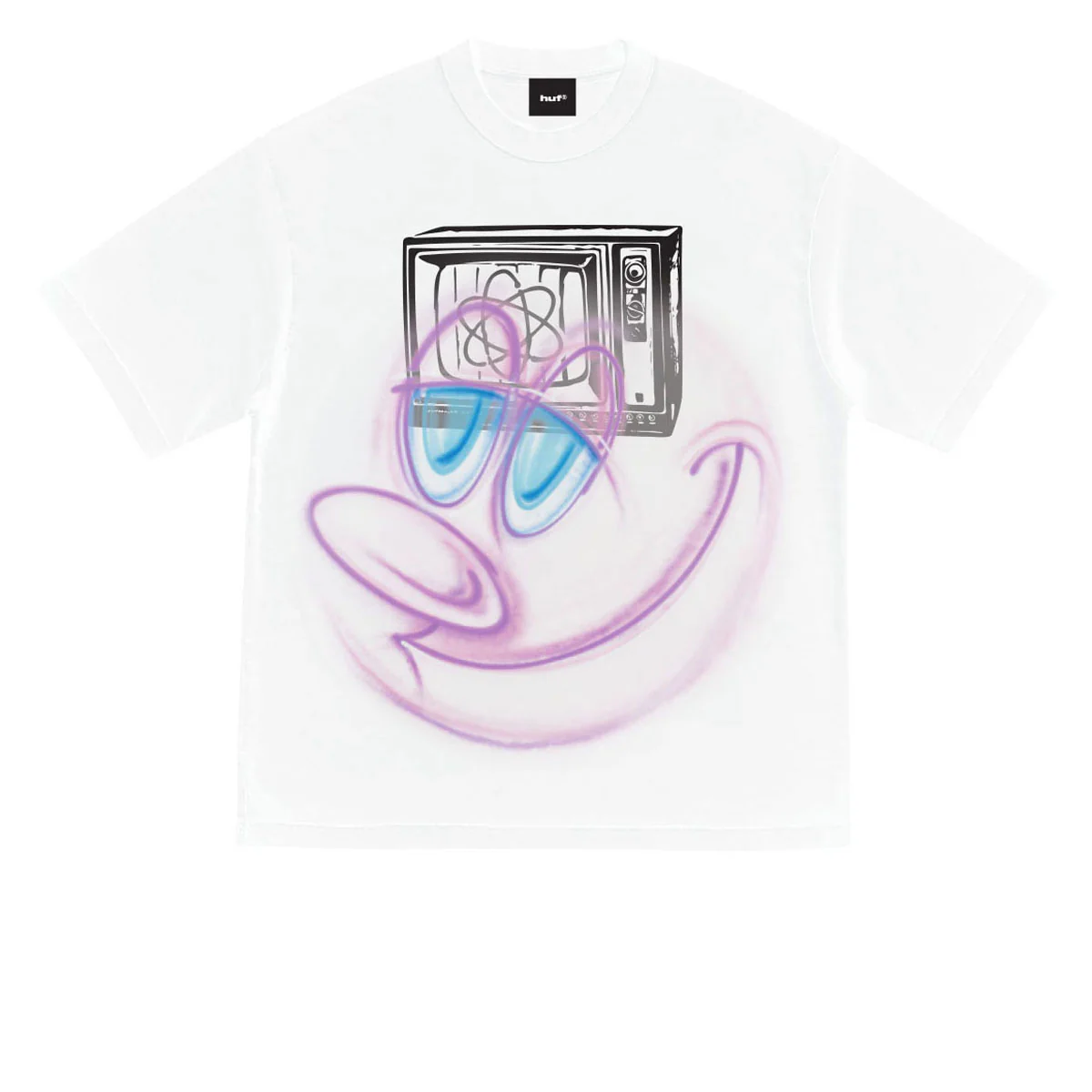 HUF x Kenny Scharf Television Childhood T-Shirt - White