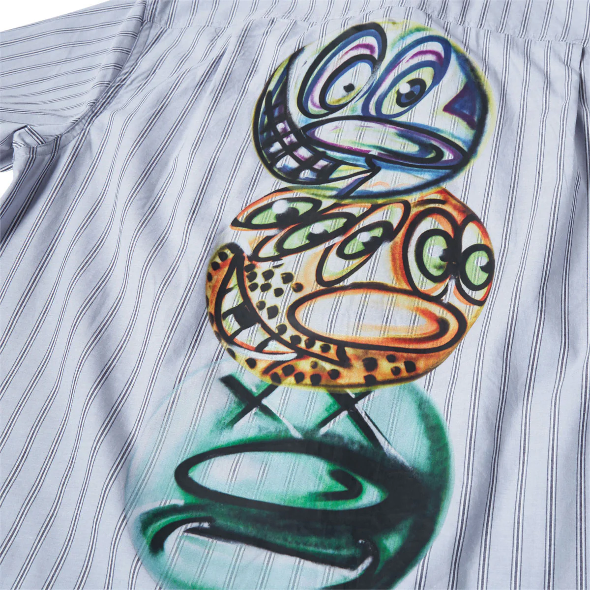 HUF x Kenny Scharf Television Stripe Shirt - Multi - Image 4