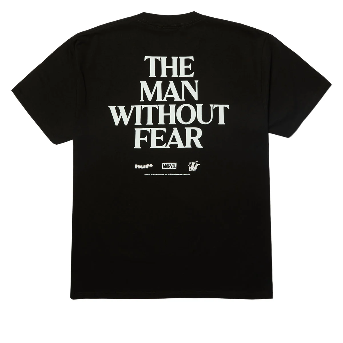 HUF x Marvel Without Fear T-Shirt - Black - Image 2