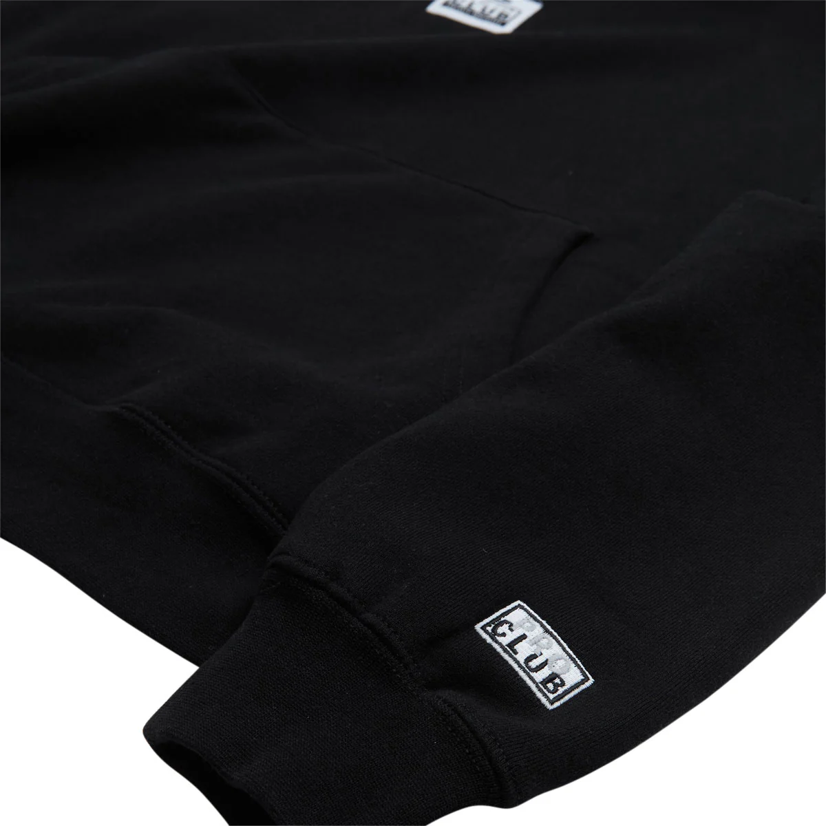 HUF x Pro Club Heavyweight Hoodie - Black - Image 4