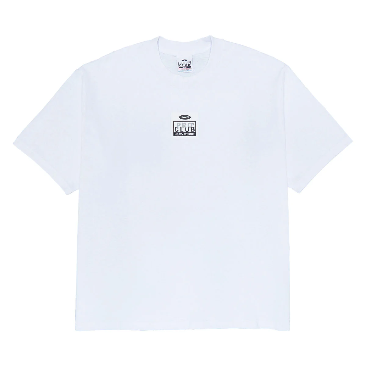 HUF x Pro Club Heavyweight T-Shirt - White - Image 2