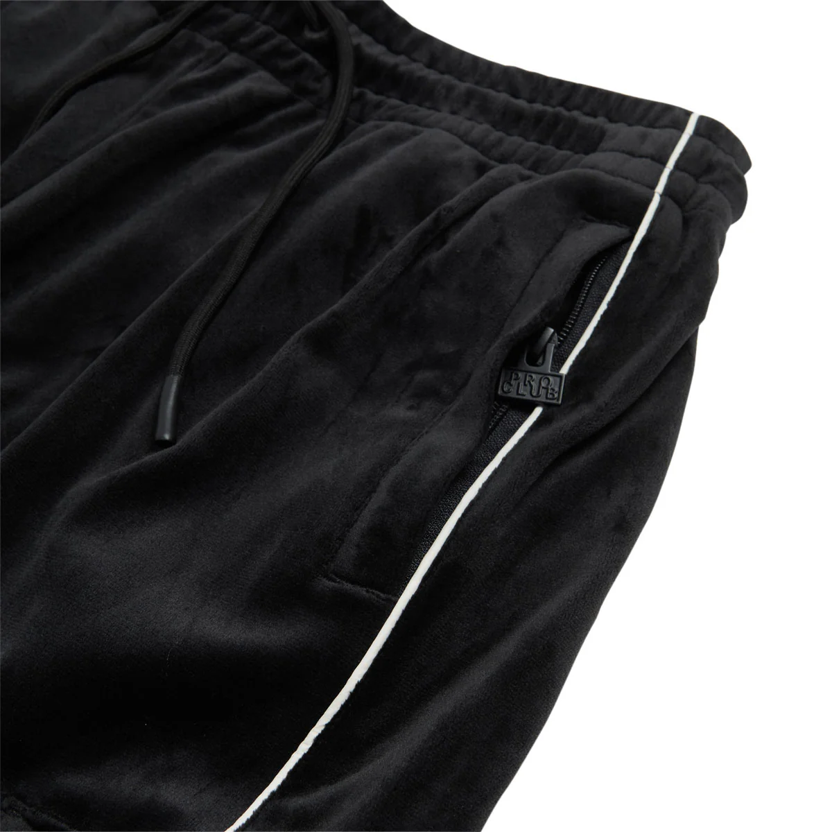 HUF x Pro Club Velour Cargo Pants - Black - Image 3