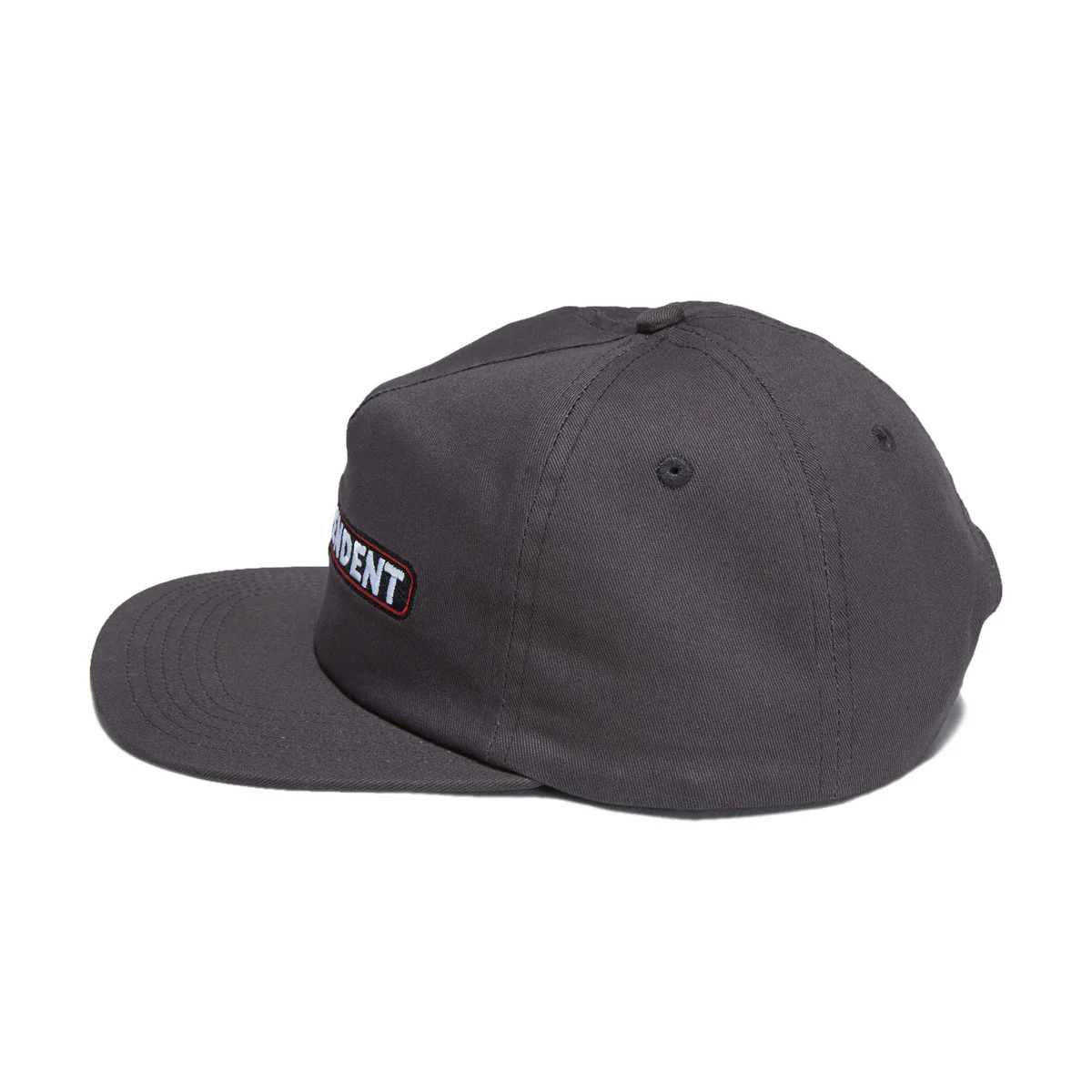Independent Bar Logo Snapback Hat - Charcoal - Image 4