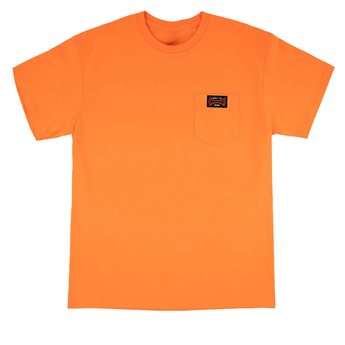Independent Built To Grind Pocket T-Shirt - Safety Orange