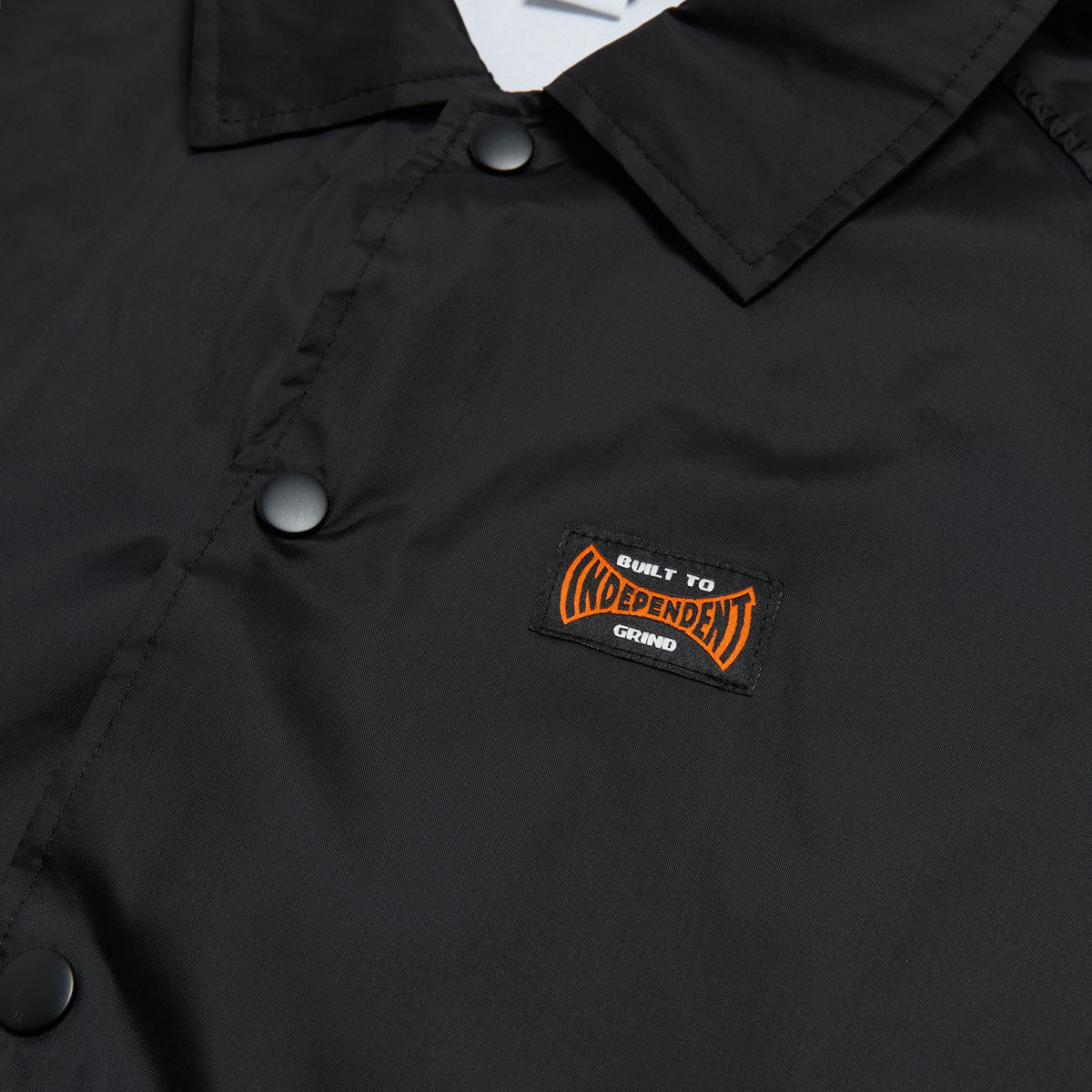 Independent Built To Grind Span Windbreaker Jacket - Black - Image 3