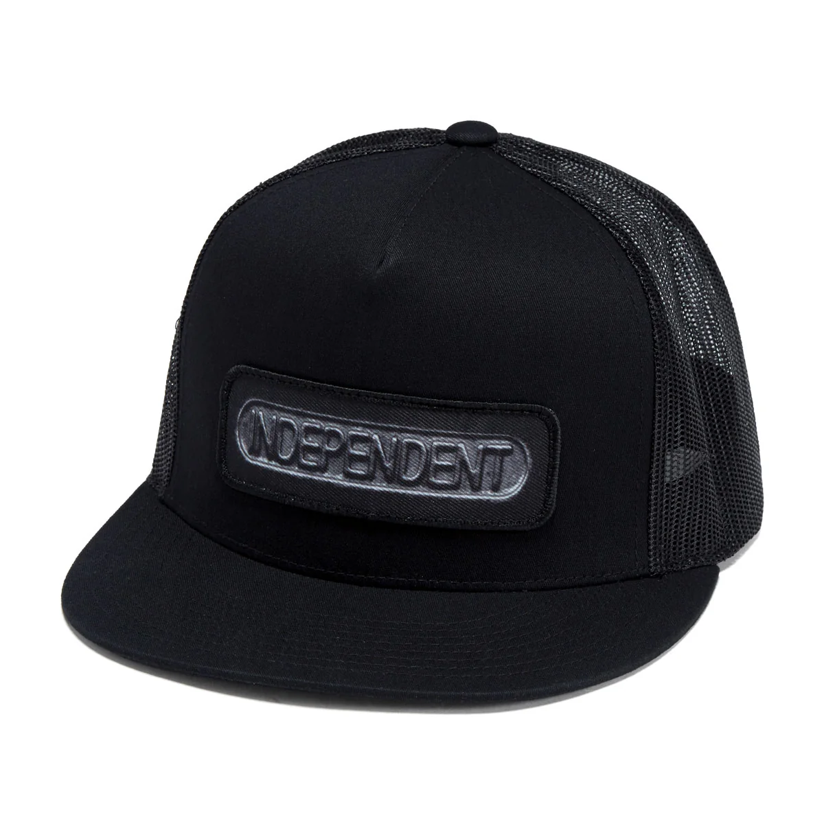 Independent Sand Cast Snapback Hat - Black