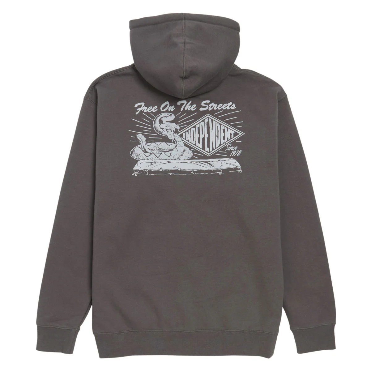 Independent Snake Bite Zip Hoodie - Charcoal