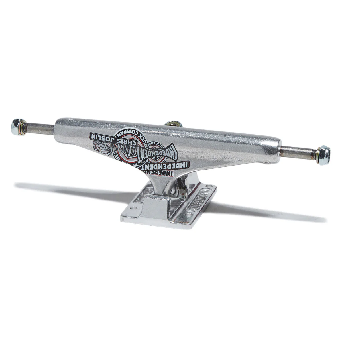 Independent Stage 11 Forged Titanium Chris Joslin Sticker Slap Pro Skateboard Trucks - Polished Silver - 159mm