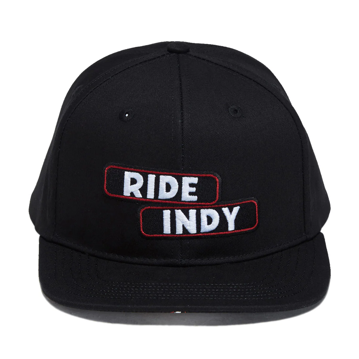 Independent Sticker Slap Snapback Hat - Black