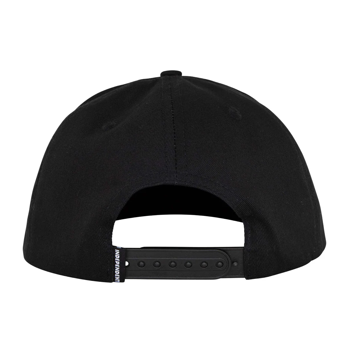 Independent Sticker Slap Snapback Hat - Black - Image 5