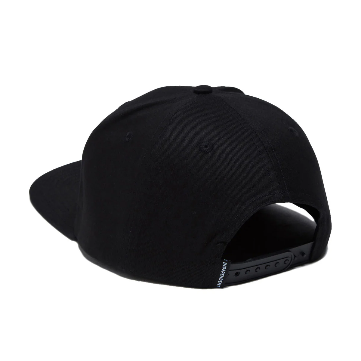 Independent Sticker Slap Snapback Hat - Black - Image 9