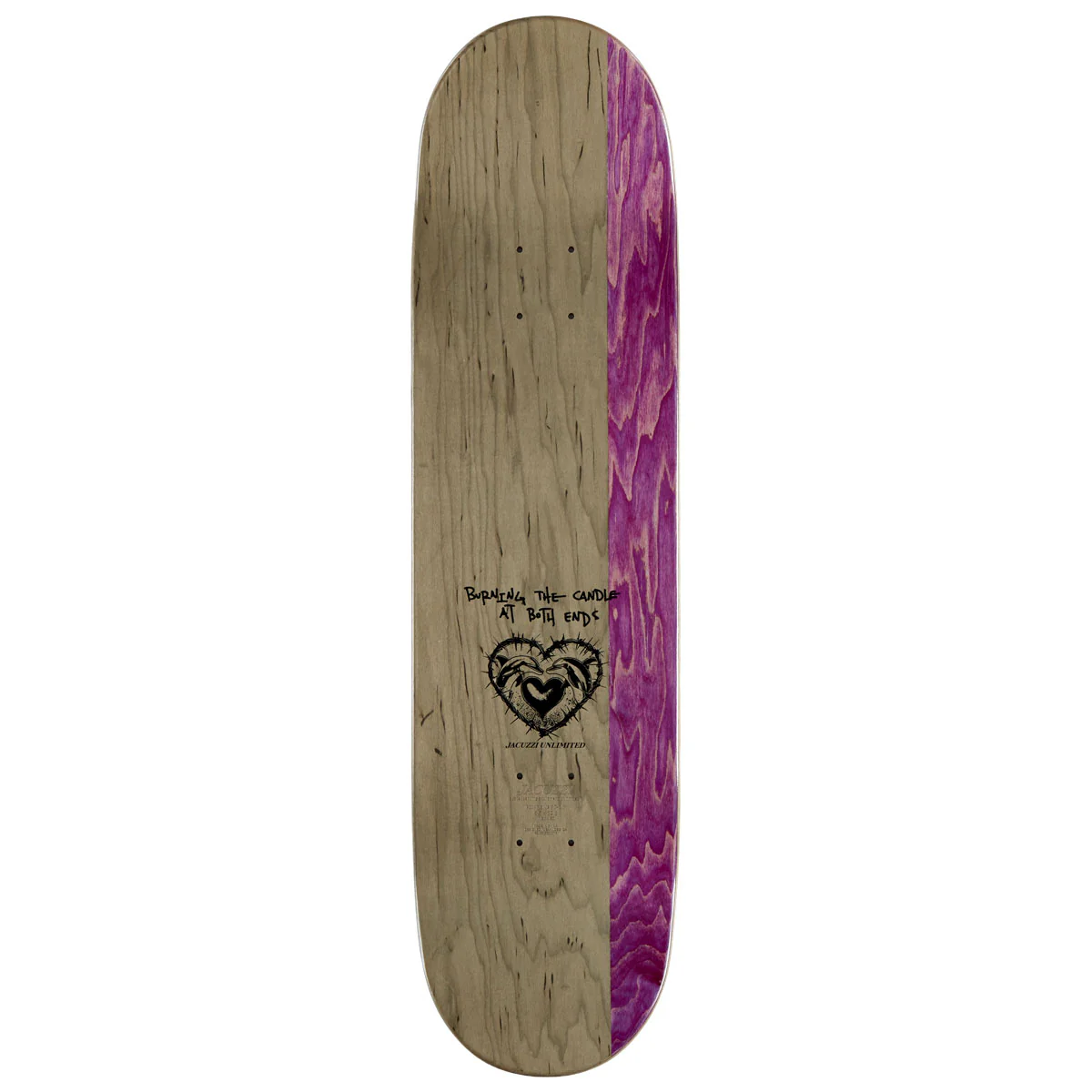 Jacuzzi Unlimited Burnt Ends EX7 Skateboard Deck - 8.50" - Image 2