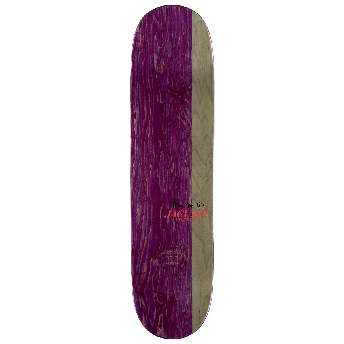Jacuzzi Unlimited John Dilo Safe Word EX7 Skateboard Deck - 8.375" - Image 2