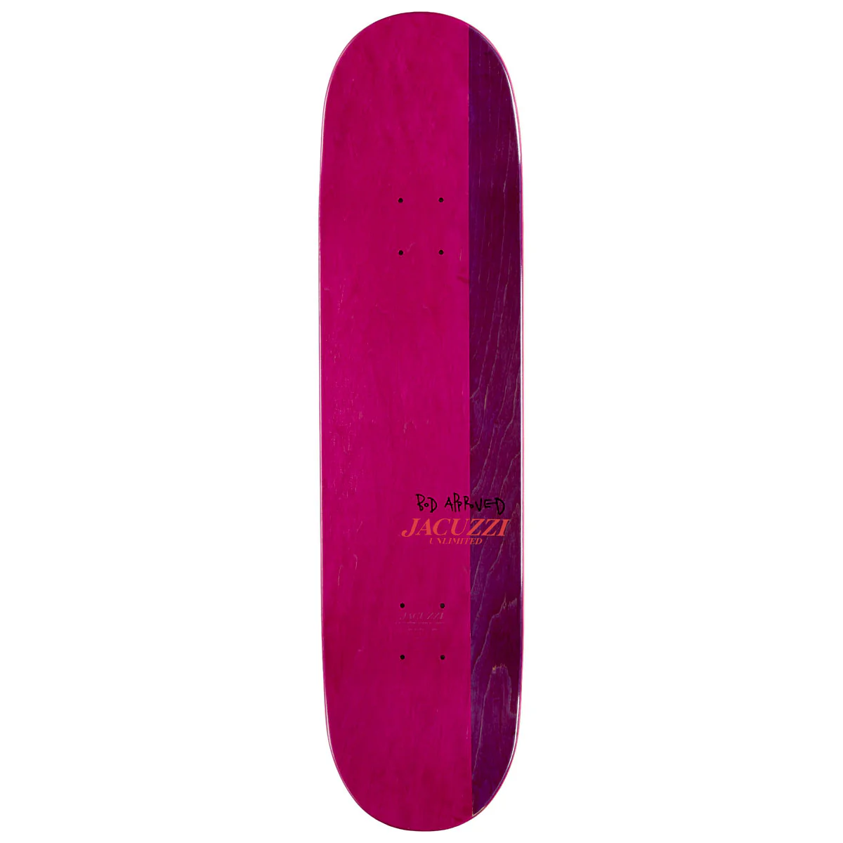 Jacuzzi Unlimited Koi Logo EX7 Skateboard Deck - 8.25" - Image 2