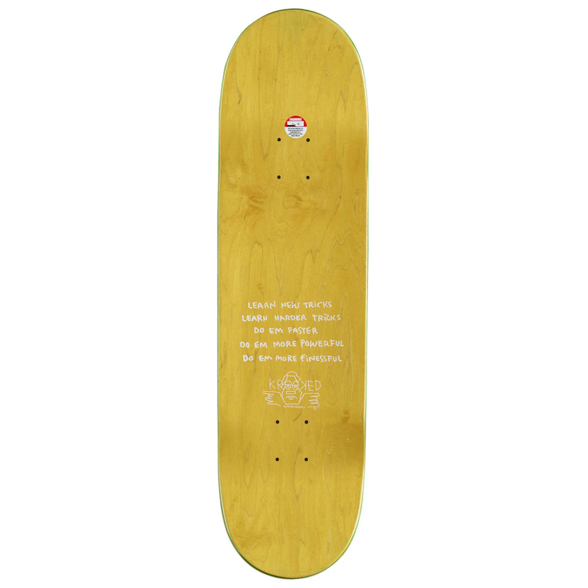 Krooked Cernicky Mad Turtle True Fit Skateboard Complete - 8.50" - Image 2
