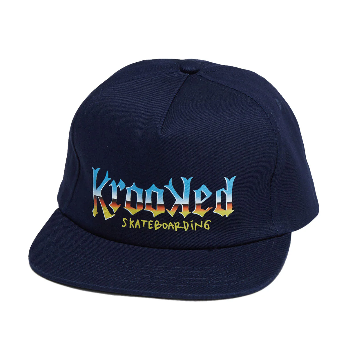 Krooked Chrome Zone Hat - Navy