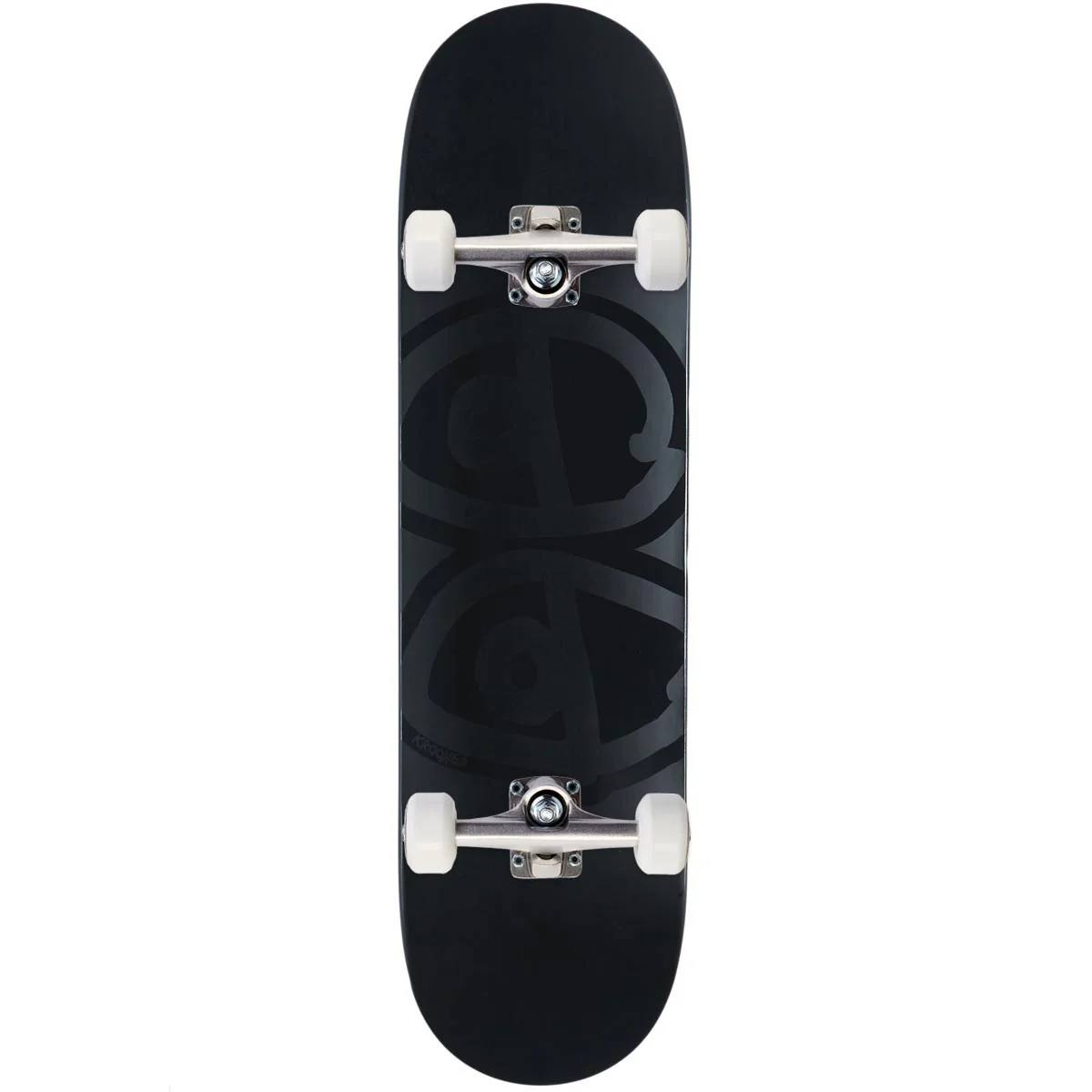 Krooked Eyes Skateboard Complete - Black - 8.50"